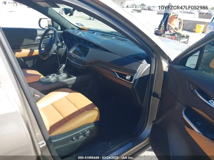 2020 Cadillac Xt4 Fwd Premium Luxury VIN: 1GYFZCR47LF052986 Lot: 41866449
