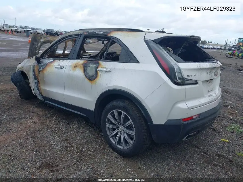 2020 Cadillac Xt4 Fwd Sport VIN: 1GYFZER44LF029323 Lot: 41906596