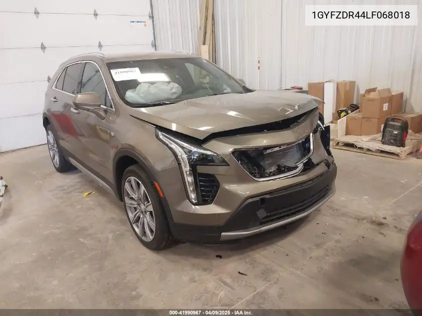 2020 Cadillac Xt4 Awd Premium Luxury VIN: 1GYFZDR44LF068018 Lot: 41990967