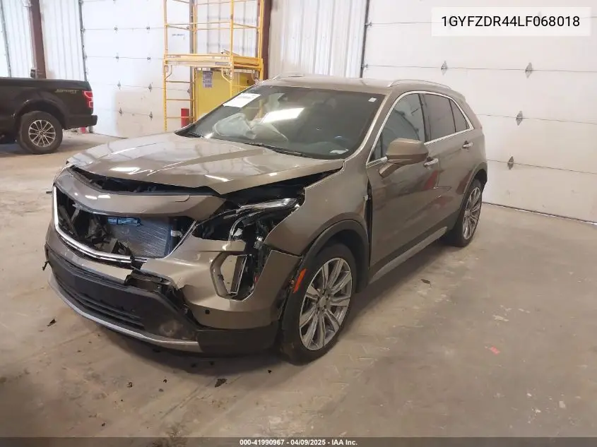 2020 Cadillac Xt4 Awd Premium Luxury VIN: 1GYFZDR44LF068018 Lot: 41990967