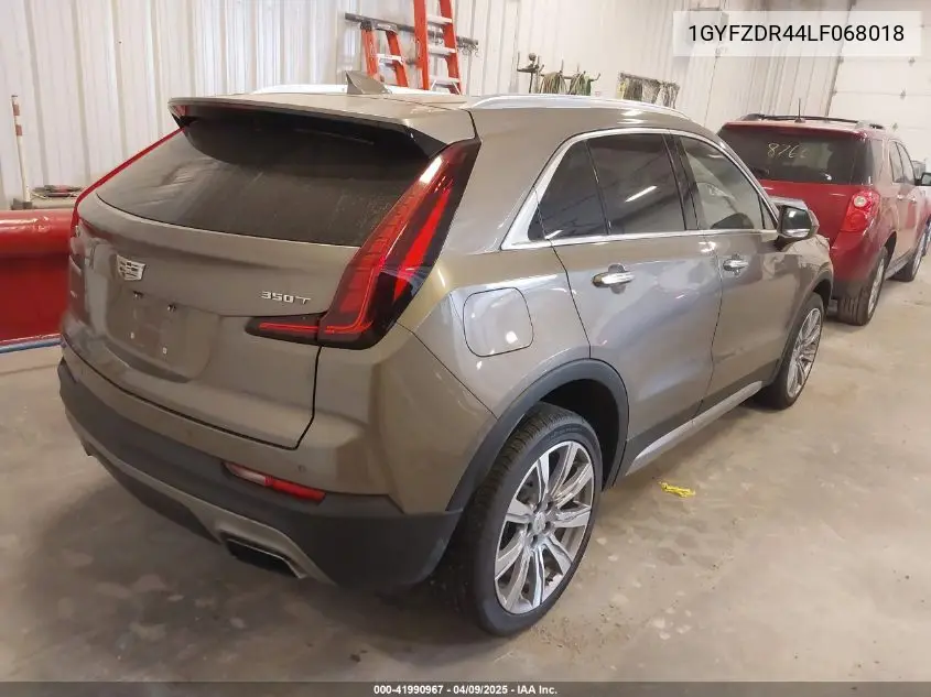 2020 Cadillac Xt4 Awd Premium Luxury VIN: 1GYFZDR44LF068018 Lot: 41990967