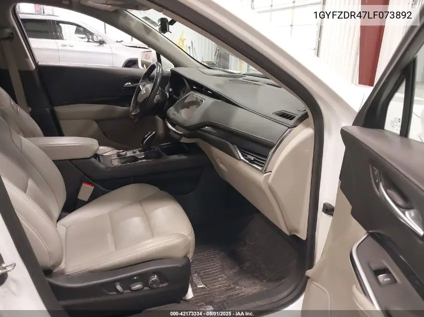2020 Cadillac Xt4 Awd Premium Luxury VIN: 1GYFZDR47LF073892 Lot: 42173334