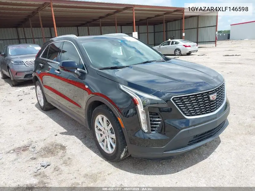 2020 Cadillac Xt4 Fwd Luxury VIN: 1GYAZAR4XLF146598 Lot: 42211317