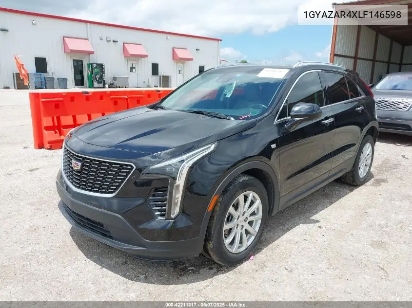 2020 Cadillac Xt4 Fwd Luxury VIN: 1GYAZAR4XLF146598 Lot: 42211317