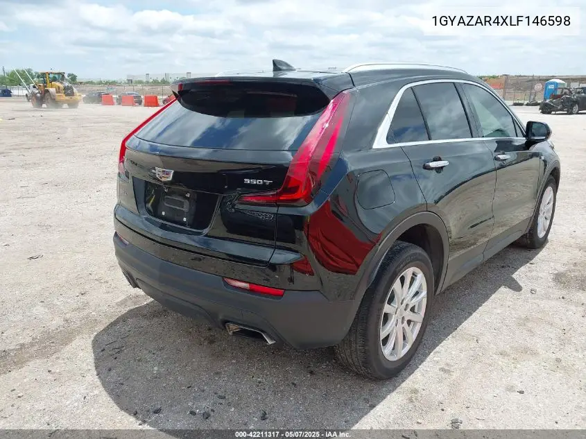 2020 Cadillac Xt4 Fwd Luxury VIN: 1GYAZAR4XLF146598 Lot: 42211317