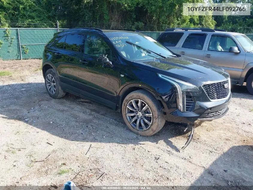 2020 Cadillac Xt4 Awd Sport VIN: 1GYFZFR44LF092766 Lot: 42558542