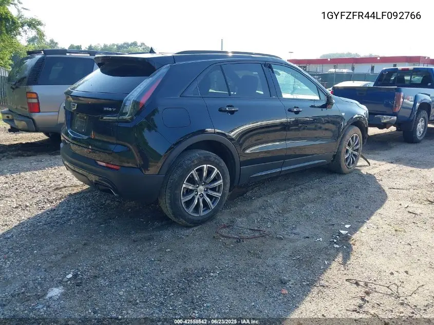 2020 Cadillac Xt4 Awd Sport VIN: 1GYFZFR44LF092766 Lot: 42558542