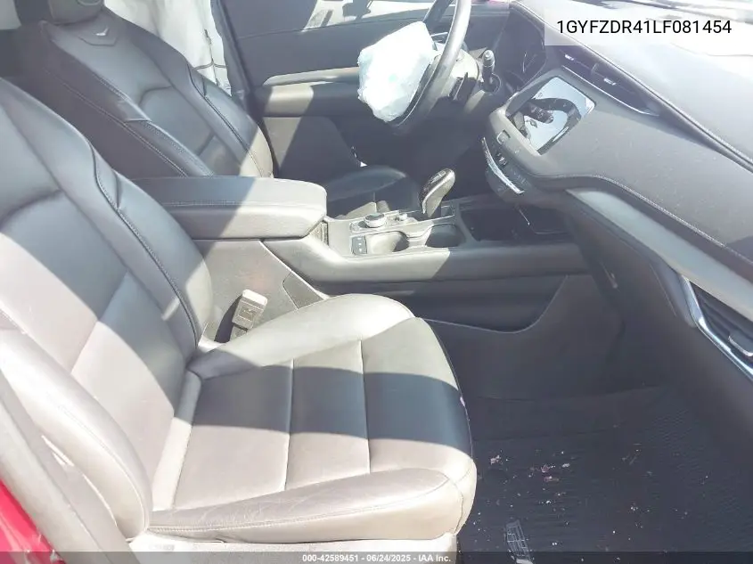2020 Cadillac Xt4 Awd Premium Luxury VIN: 1GYFZDR41LF081454 Lot: 42589451