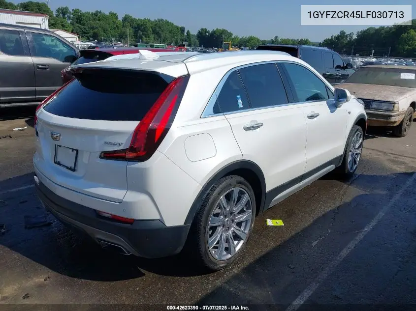 2020 Cadillac Xt4 Fwd Premium Luxury VIN: 1GYFZCR45LF030713 Lot: 42623390