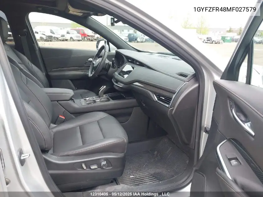2021 Cadillac Xt4 Sport VIN: 1GYFZFR48MF027579 Lot: 12310405