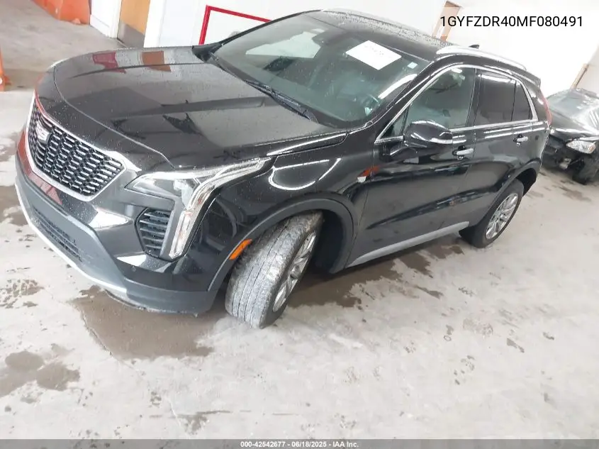 2021 Cadillac Xt4 Awd Premium Luxury VIN: 1GYFZDR40MF080491 Lot: 42542677