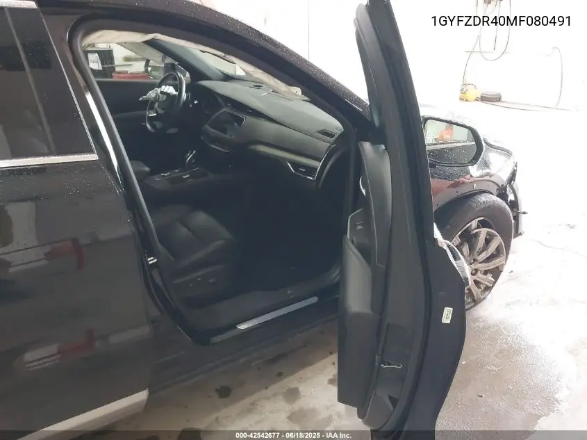 2021 Cadillac Xt4 Awd Premium Luxury VIN: 1GYFZDR40MF080491 Lot: 42542677