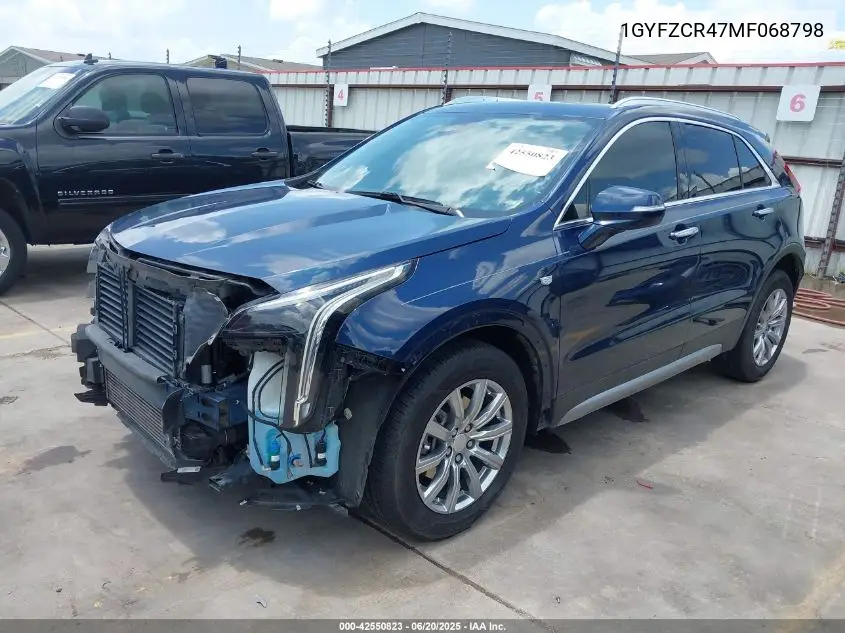 2021 Cadillac Xt4 Fwd Premium Luxury VIN: 1GYFZCR47MF068798 Lot: 42550823