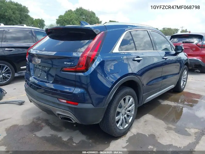 2021 Cadillac Xt4 Fwd Premium Luxury VIN: 1GYFZCR47MF068798 Lot: 42550823