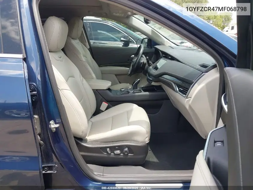2021 Cadillac Xt4 Fwd Premium Luxury VIN: 1GYFZCR47MF068798 Lot: 42550823