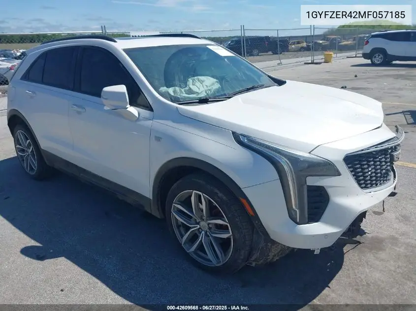 2021 Cadillac Xt4 Fwd Sport VIN: 1GYFZER42MF057185 Lot: 42609568