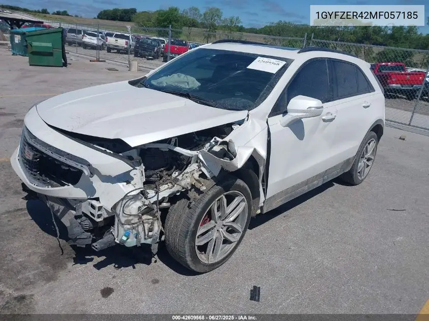 2021 Cadillac Xt4 Fwd Sport VIN: 1GYFZER42MF057185 Lot: 42609568