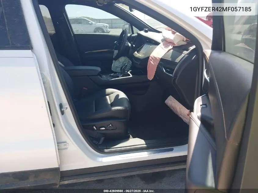 2021 Cadillac Xt4 Fwd Sport VIN: 1GYFZER42MF057185 Lot: 42609568