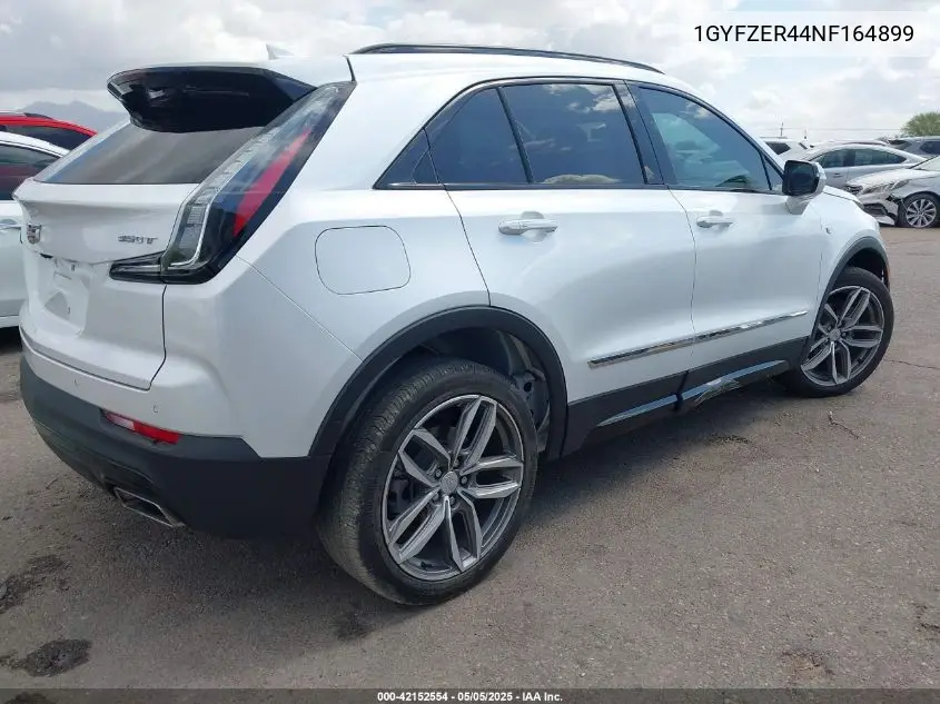 2022 Cadillac Xt4 Fwd Sport VIN: 1GYFZER44NF164899 Lot: 42152554