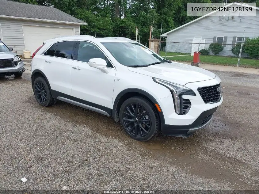2022 Cadillac Xt4 Awd Premium Luxury VIN: 1GYFZDR42NF128199 Lot: 42522314