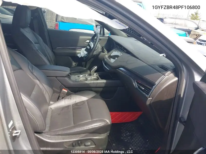 2023 Cadillac Xt4 Luxury VIN: 1GYFZBR48PF106800 Lot: 12305814