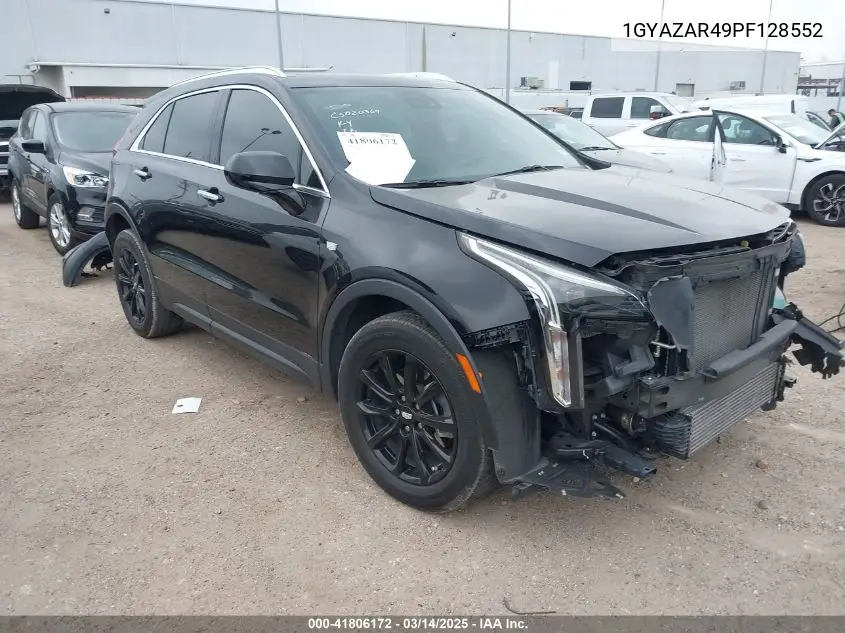 2023 Cadillac Xt4 Fwd Luxury VIN: 1GYAZAR49PF128552 Lot: 41806172