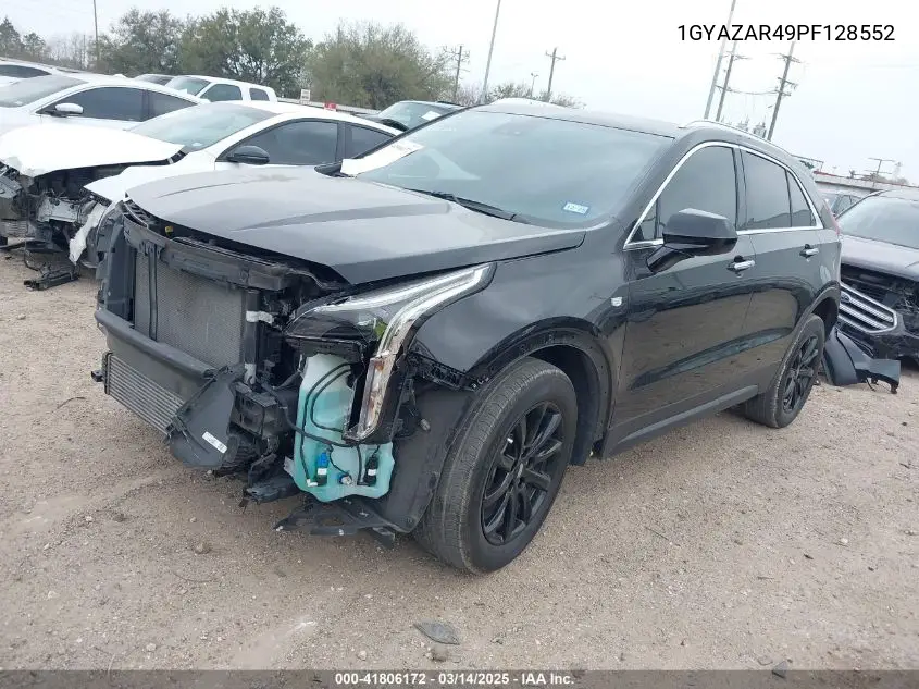 2023 Cadillac Xt4 Fwd Luxury VIN: 1GYAZAR49PF128552 Lot: 41806172