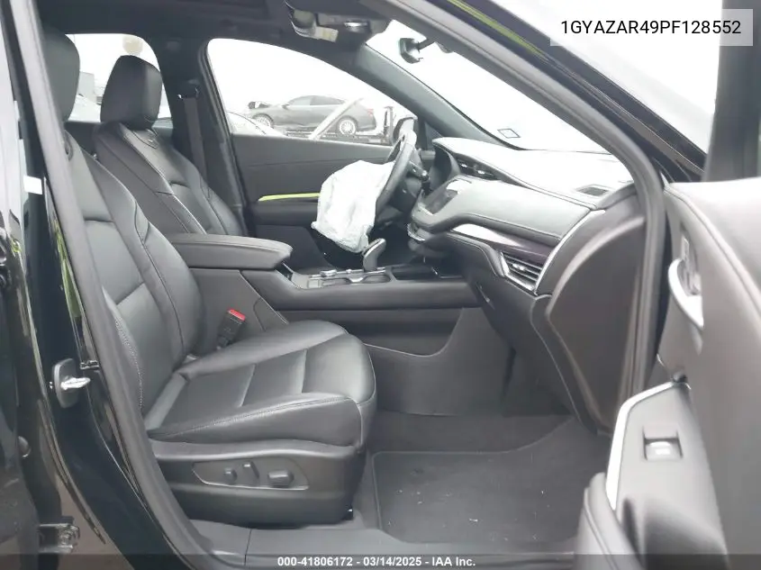 2023 Cadillac Xt4 Fwd Luxury VIN: 1GYAZAR49PF128552 Lot: 41806172
