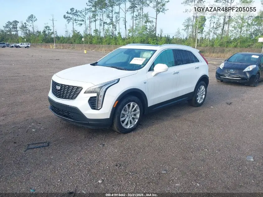 2023 Cadillac Xt4 Fwd Luxury VIN: 1GYAZAR48PF205055 Lot: 41915442