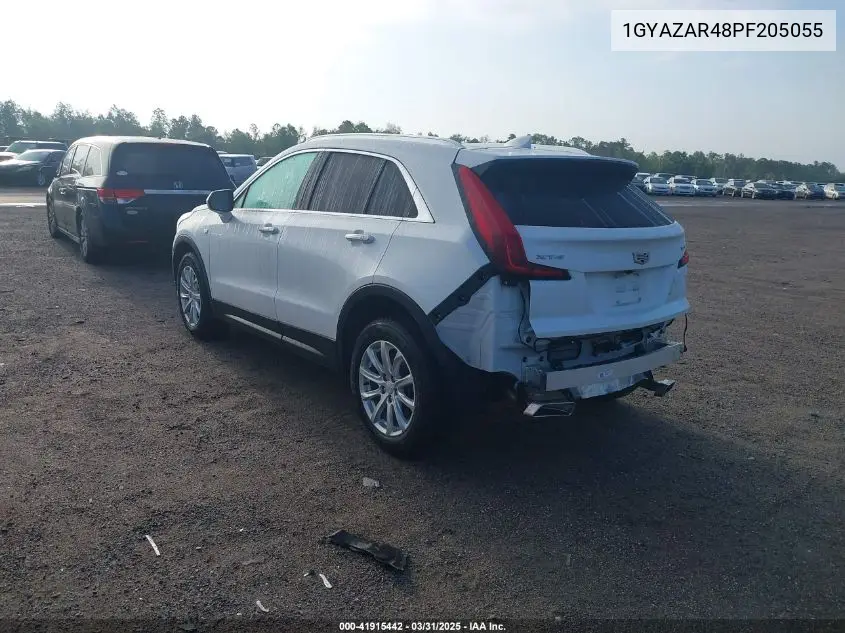 2023 Cadillac Xt4 Fwd Luxury VIN: 1GYAZAR48PF205055 Lot: 41915442
