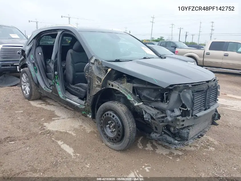 2023 Cadillac Xt4 Fwd Premium Luxury VIN: 1GYFZCR48PF142752 Lot: 42183025