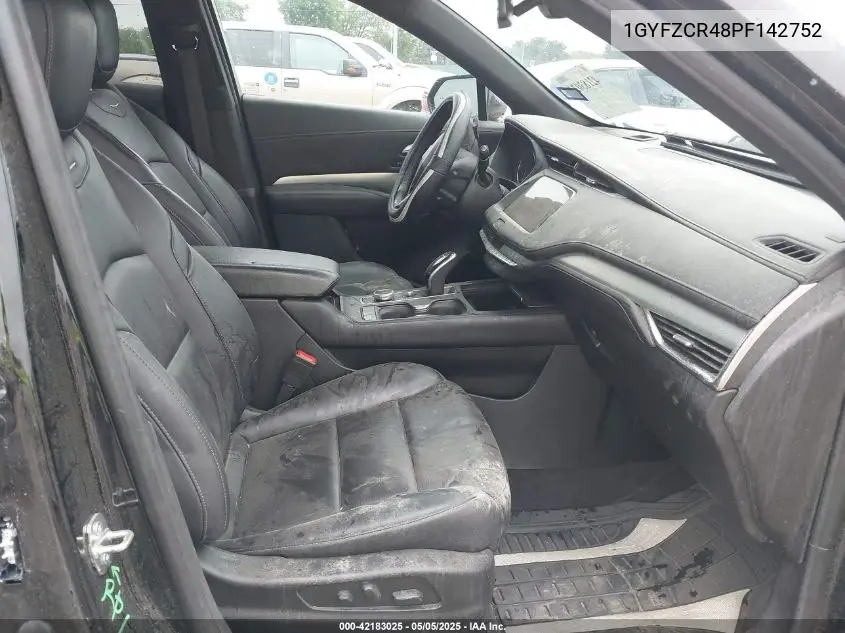 2023 Cadillac Xt4 Fwd Premium Luxury VIN: 1GYFZCR48PF142752 Lot: 42183025