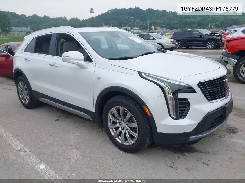 2023 Cadillac Xt4 Awd Premium Luxury VIN: 1GYFZDR43PF176779 Lot: 42474774