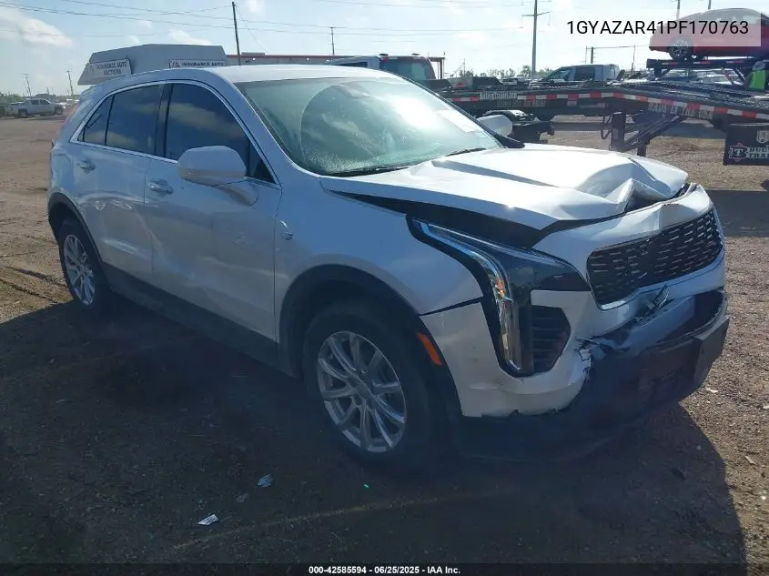 2023 Cadillac Xt4 Fwd Luxury VIN: 1GYAZAR41PF170763 Lot: 42585594
