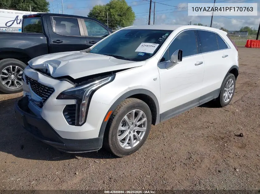 2023 Cadillac Xt4 Fwd Luxury VIN: 1GYAZAR41PF170763 Lot: 42585594