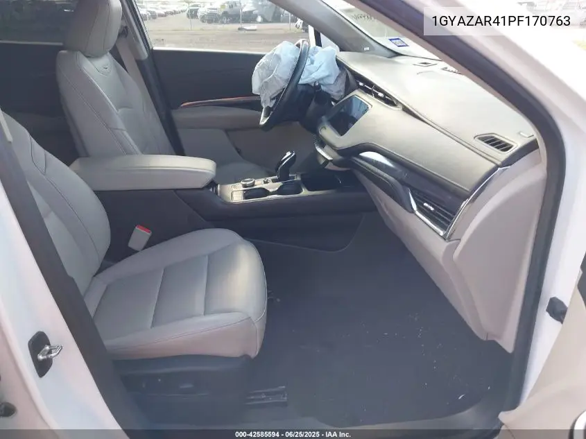 2023 Cadillac Xt4 Fwd Luxury VIN: 1GYAZAR41PF170763 Lot: 42585594