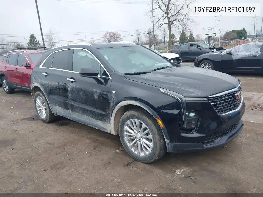 2024 Cadillac Xt4 Awd Luxury VIN: 1GYFZBR41RF101697 Lot: 41971217