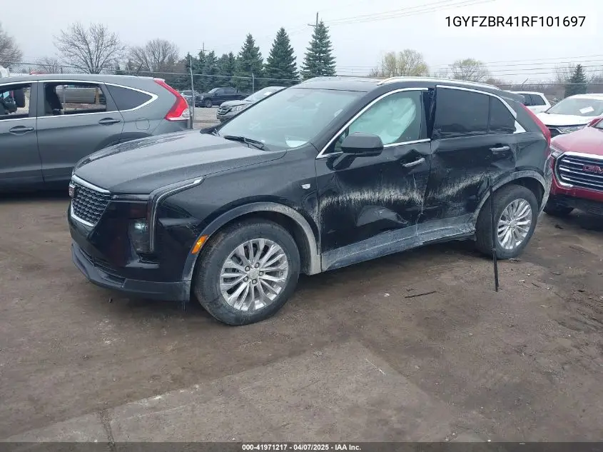 2024 Cadillac Xt4 Awd Luxury VIN: 1GYFZBR41RF101697 Lot: 41971217