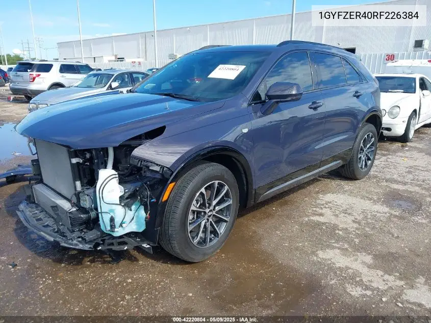 2024 Cadillac Xt4 Fwd Sport VIN: 1GYFZER40RF226384 Lot: 42220804
