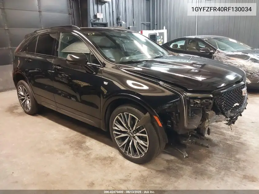 2024 Cadillac Xt4 Awd Sport VIN: 1GYFZFR40RF130034 Lot: 42470400