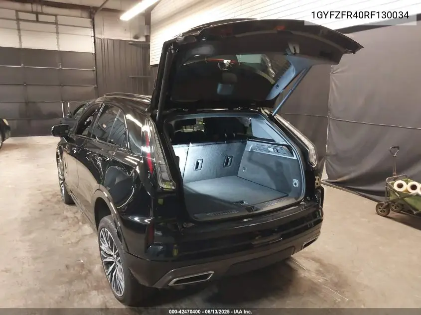 2024 Cadillac Xt4 Awd Sport VIN: 1GYFZFR40RF130034 Lot: 42470400