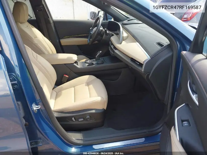 2024 Cadillac Xt4 Fwd Premium Luxury VIN: 1GYFZCR47RF169587 Lot: 42546836