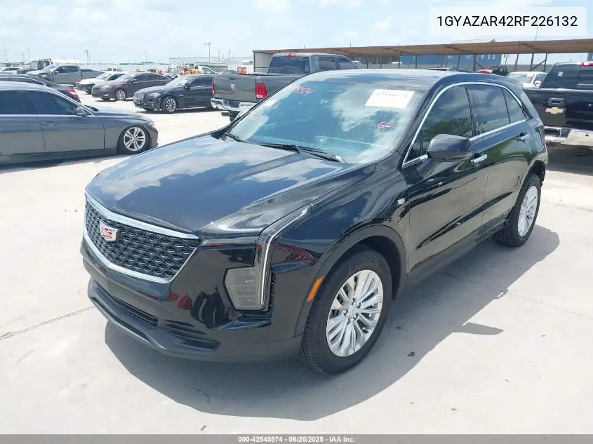 2024 Cadillac Xt4 Fwd Luxury VIN: 1GYAZAR42RF226132 Lot: 42548574