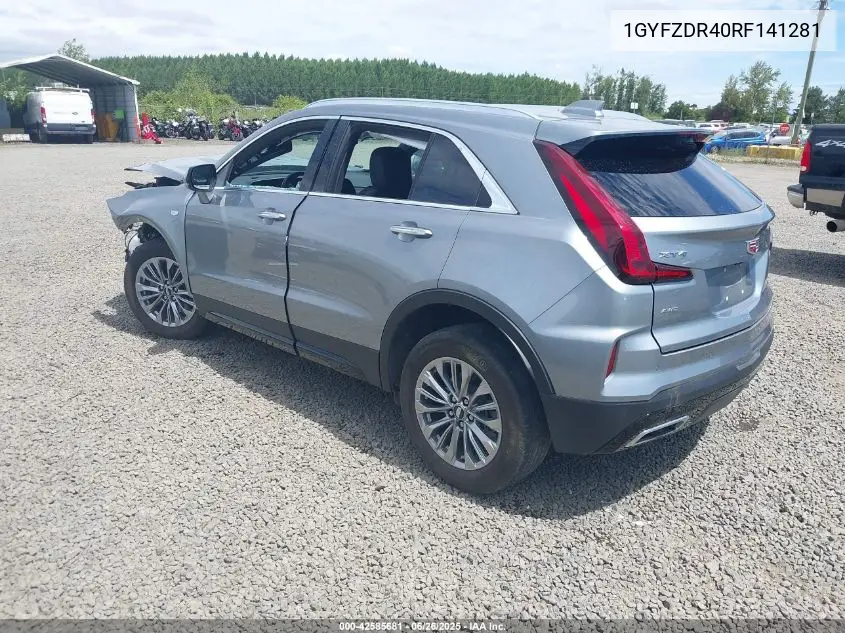 2024 Cadillac Xt4 Awd Premium Luxury VIN: 1GYFZDR40RF141281 Lot: 42585681