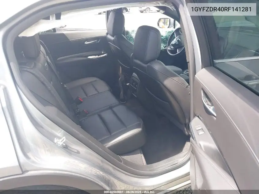 2024 Cadillac Xt4 Awd Premium Luxury VIN: 1GYFZDR40RF141281 Lot: 42585681