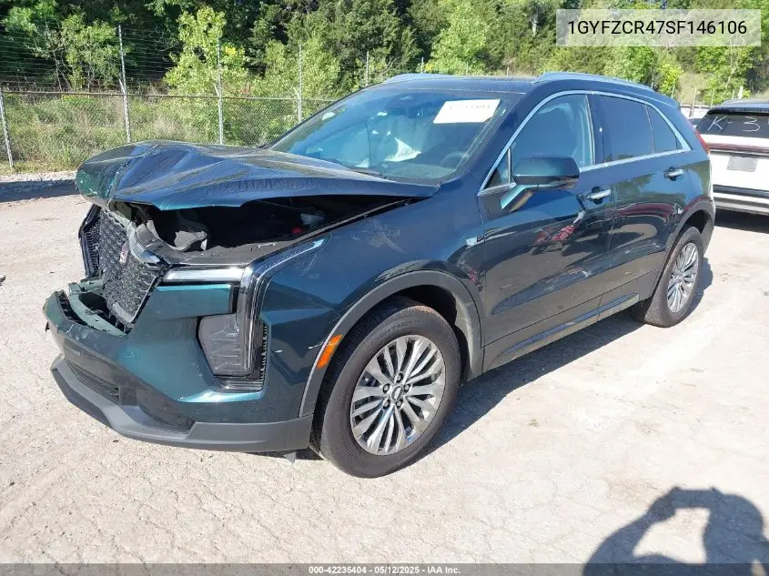2025 Cadillac Xt4 Fwd Premium Luxury VIN: 1GYFZCR47SF146106 Lot: 42235404