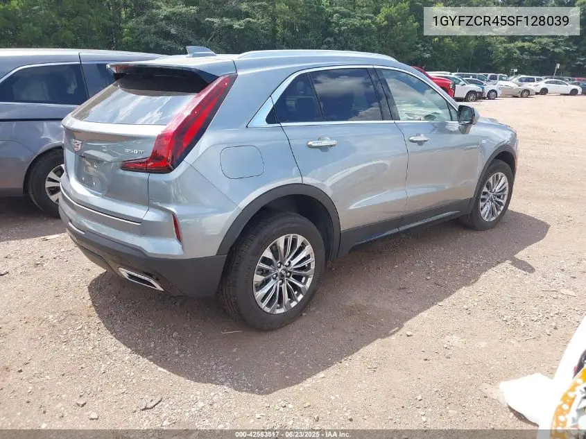 2025 Cadillac Xt4 Fwd Premium Luxury VIN: 1GYFZCR45SF128039 Lot: 42563517