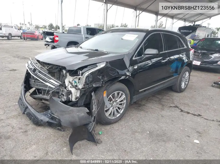 2017 Cadillac Xt5 Luxury VIN: 1GYKNBRS8HZ123556 Lot: 41549991