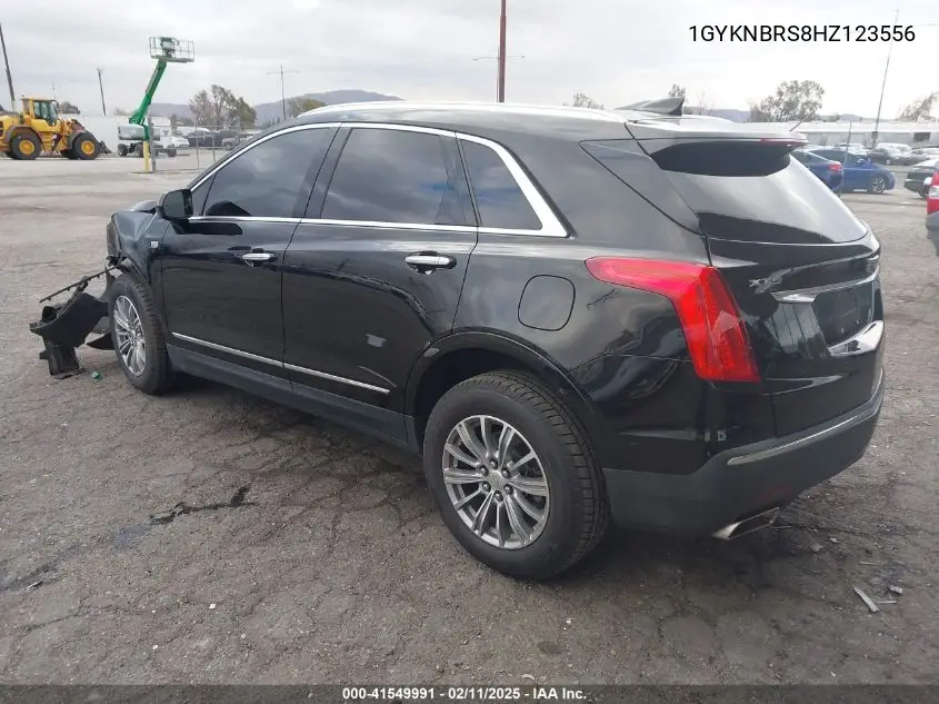 2017 Cadillac Xt5 Luxury VIN: 1GYKNBRS8HZ123556 Lot: 41549991