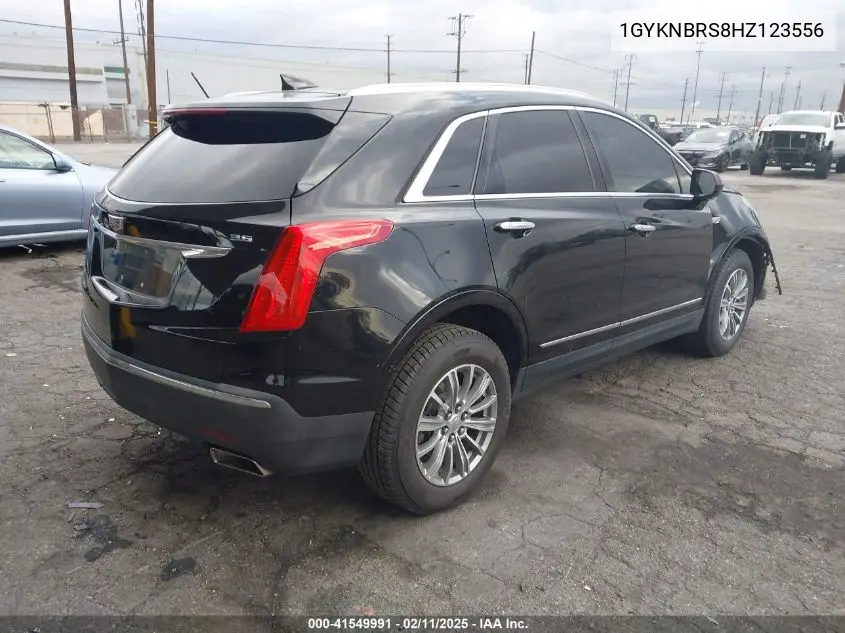 2017 Cadillac Xt5 Luxury VIN: 1GYKNBRS8HZ123556 Lot: 41549991